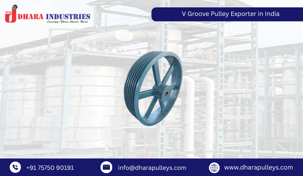 V Groove Pulley Exporter in India